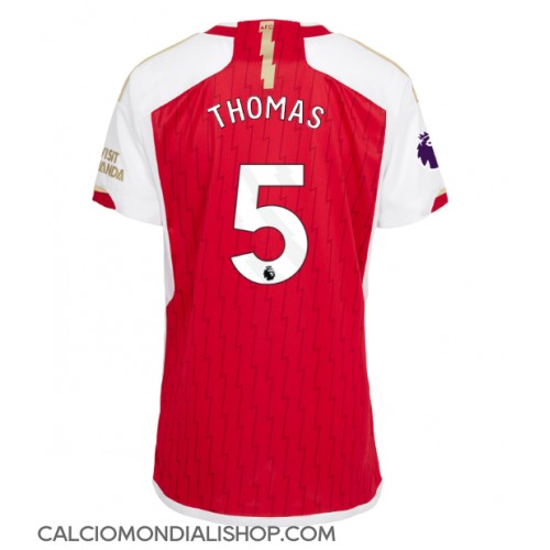 Maglie da calcio Arsenal Thomas Partey #5 Prima Maglia Femminile 2023-24 Manica Corta